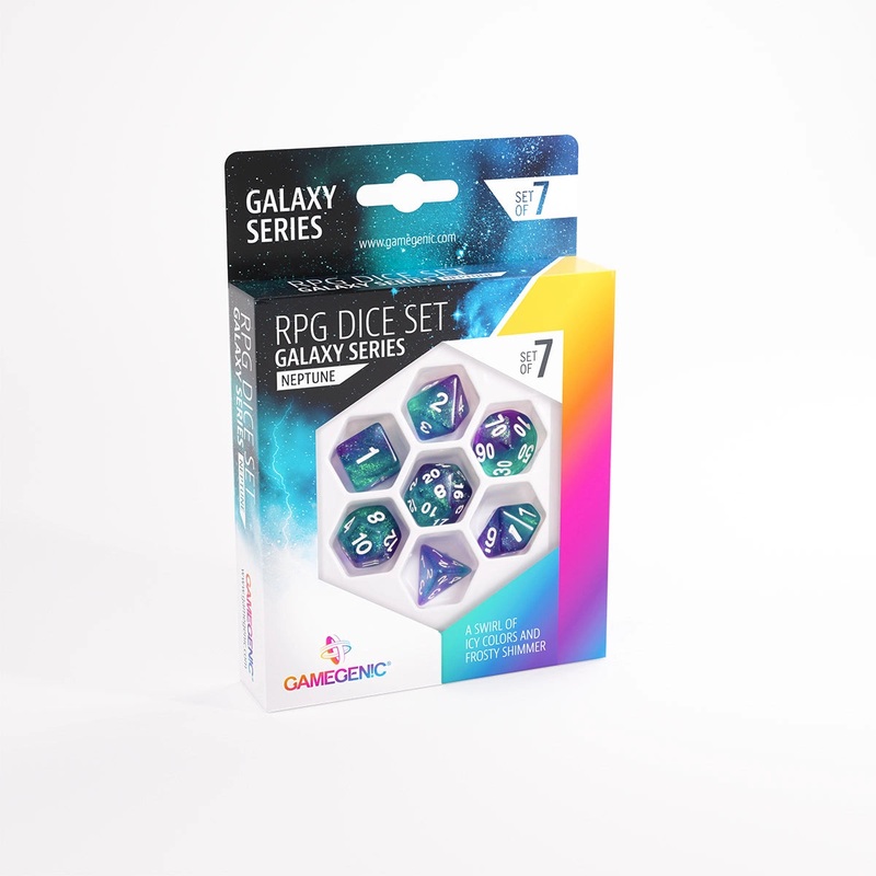 Gamegenic Galaxy Series RPG Dice Set (7pcs)