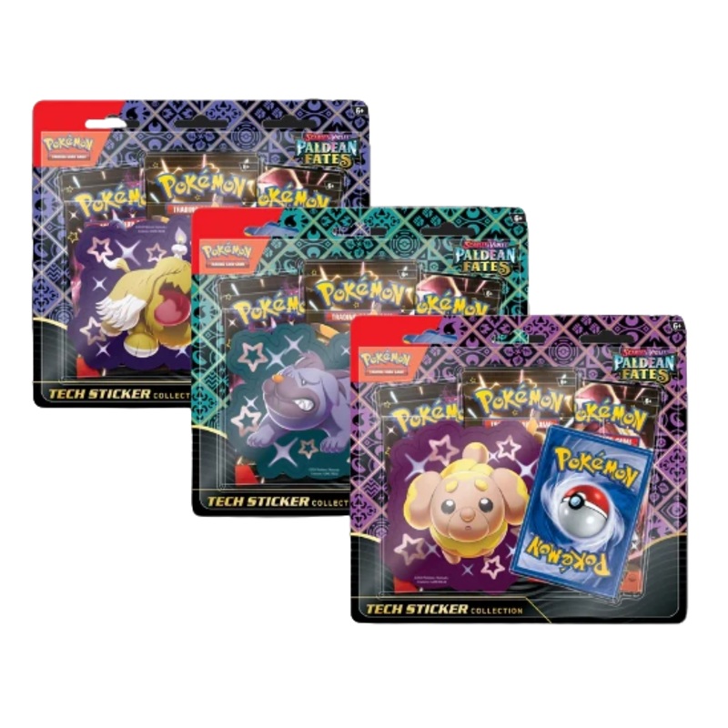 Pokemon TCG Paldean Fates (PAF) Tech Sticker Collection