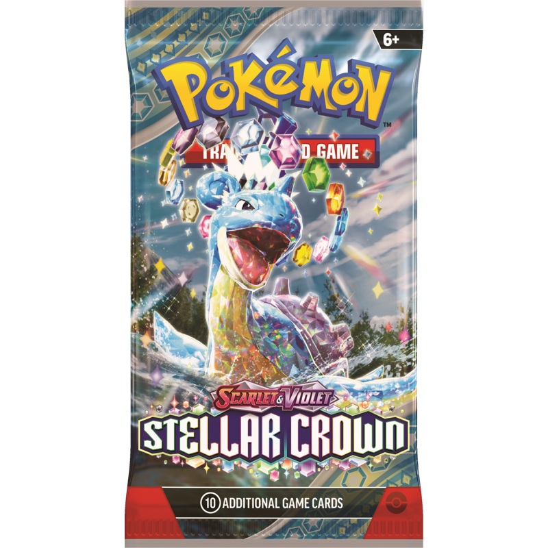 Pokemon TCG: Stellar Crown - Booster Pack (10 cards)