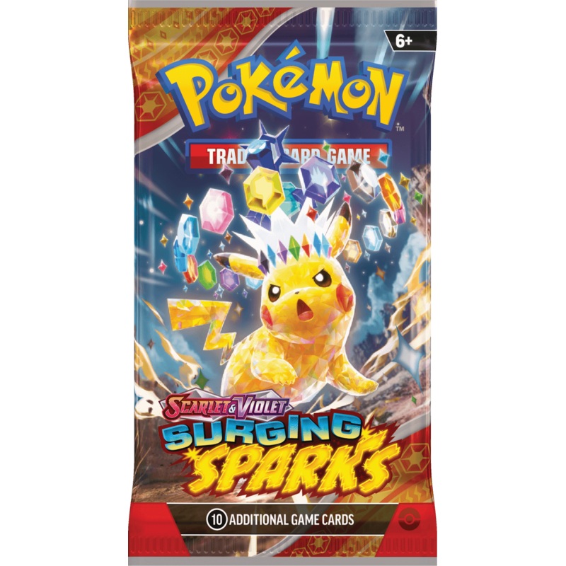 Pokemon TCG: Surging Sparks - Booster Pack (10 cards)