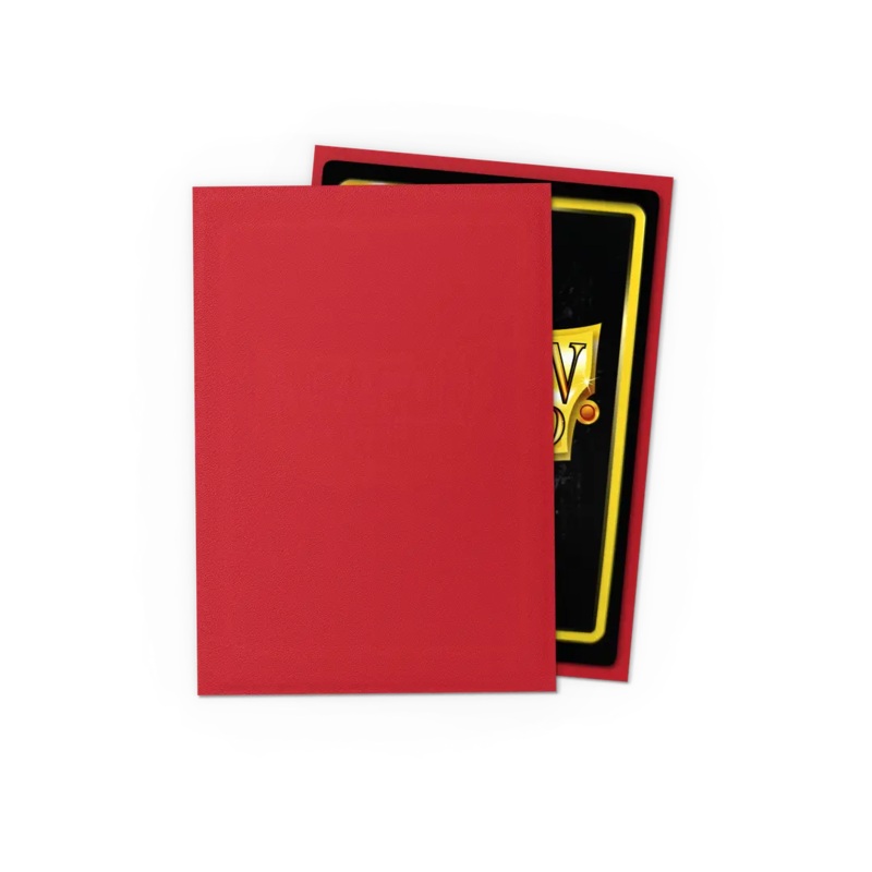 Dragon Shield: Japanese Size Matte Sleeves - Ruby (60pcs)