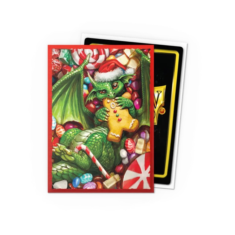 Dragon Shield: Standard Size Brushed Art Sleeves - Christmas 2024