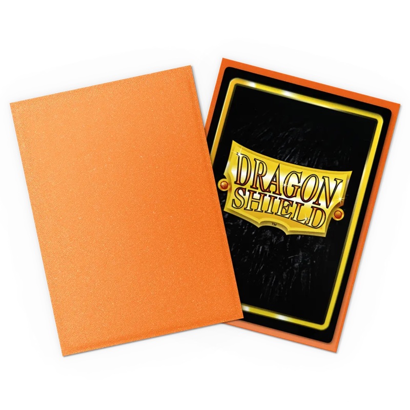 Dragon Shield: Standard Size Matte Sleeves - Amber (100pcs)
