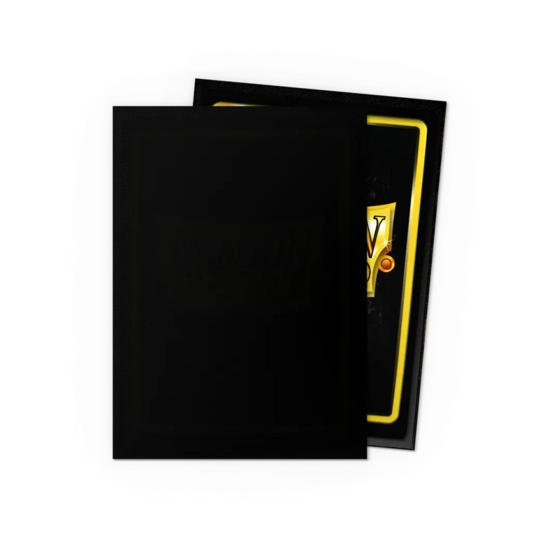 Dragon Shield: Standard Size Matte Sleeves - Black (60pcs)