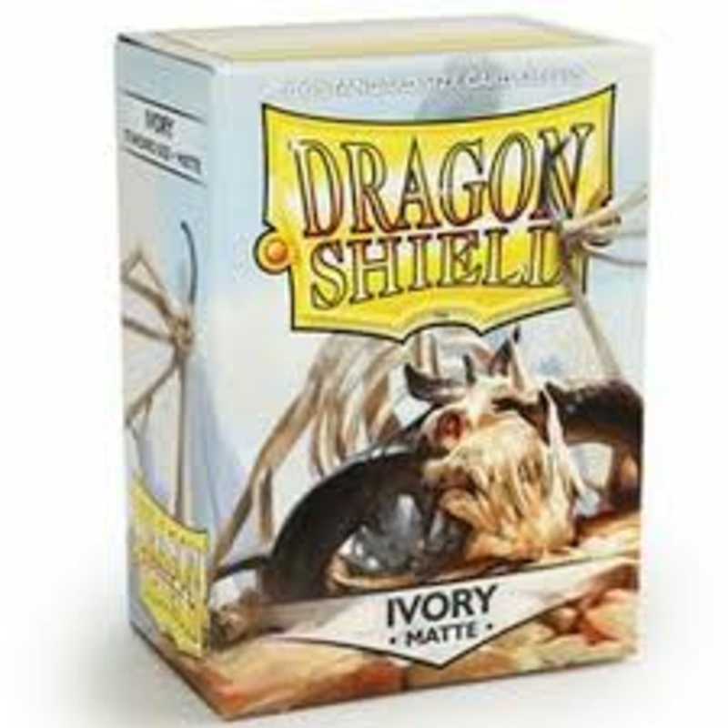 Dragon Shield: Standard Size Matte Sleeves - Ivory (100pcs)