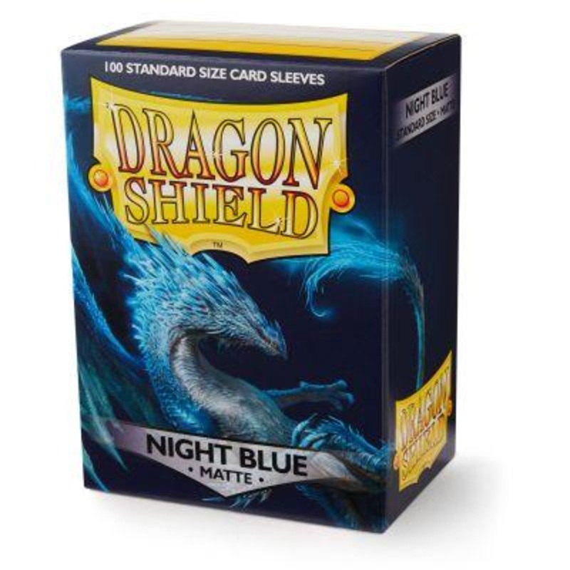 Dragon Shield: Standard Size Matte Sleeves - Night Blue (100pcs)