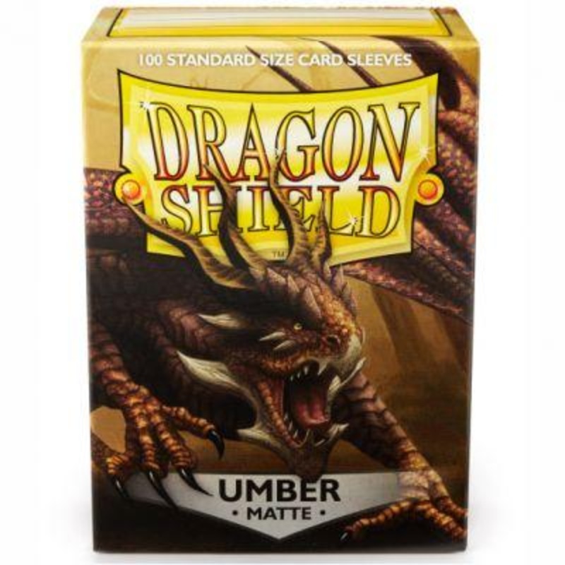 Dragon Shield: Standard Size Matte Sleeves - Umber (100pcs)