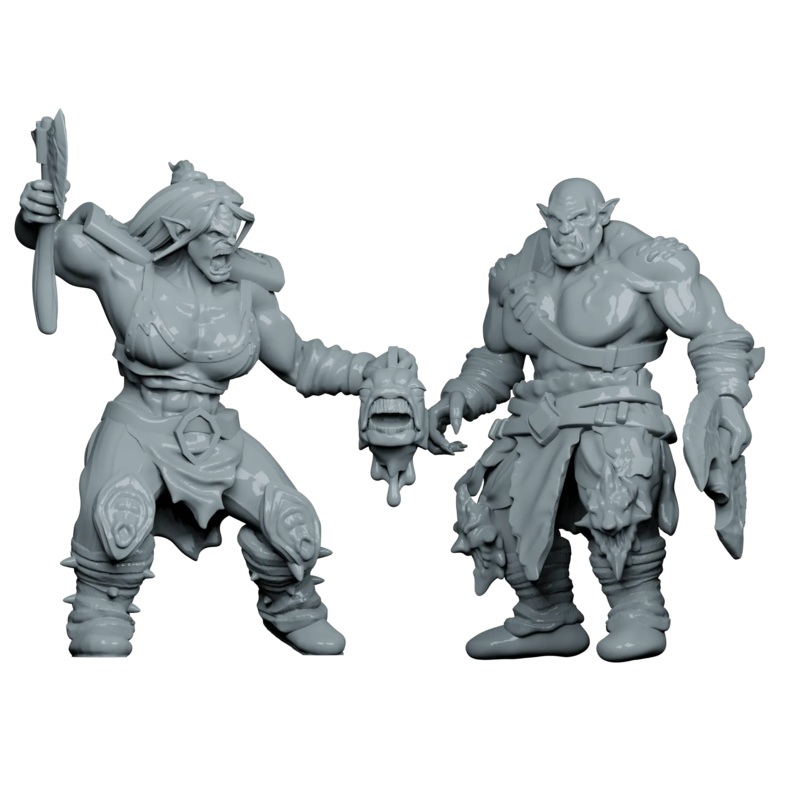 Fireball Figurines: Adventurers Duo Miniatures