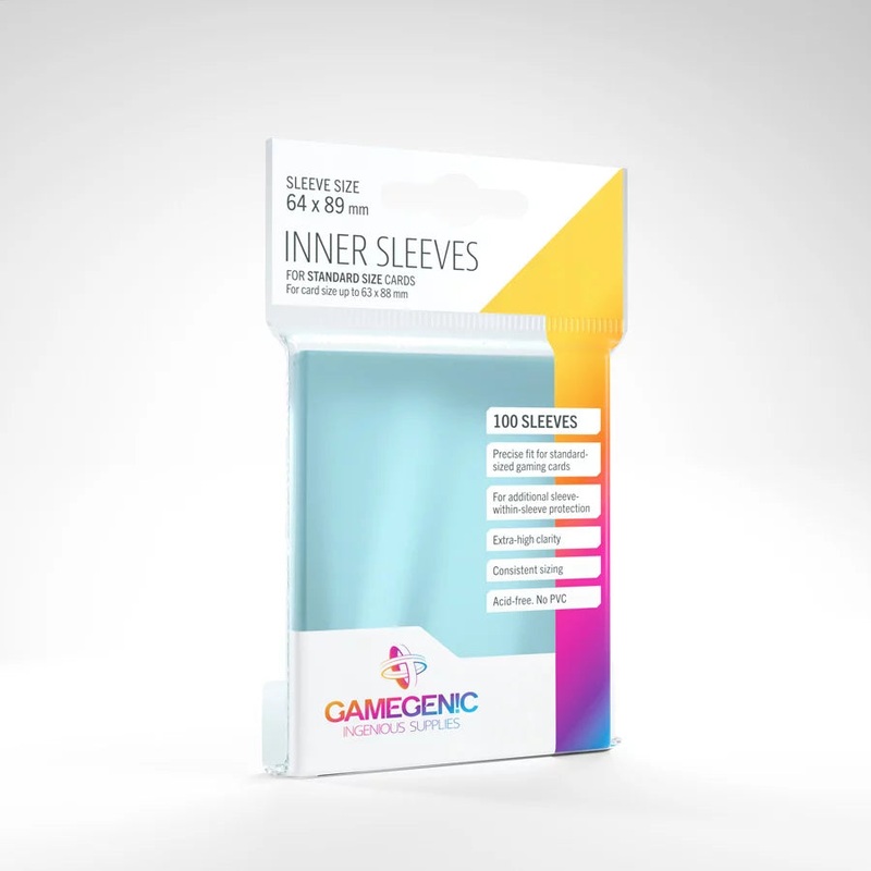 Gamegenic: Inner Sleeves - Clear (100pcs)