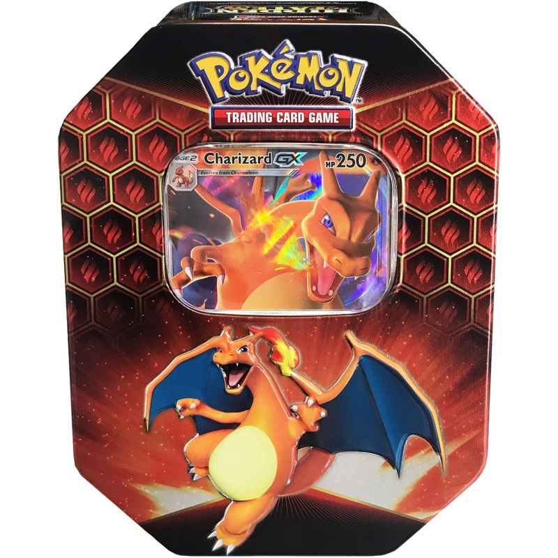 Pokemon TCG Hidden Fates Tin Charizard GX
