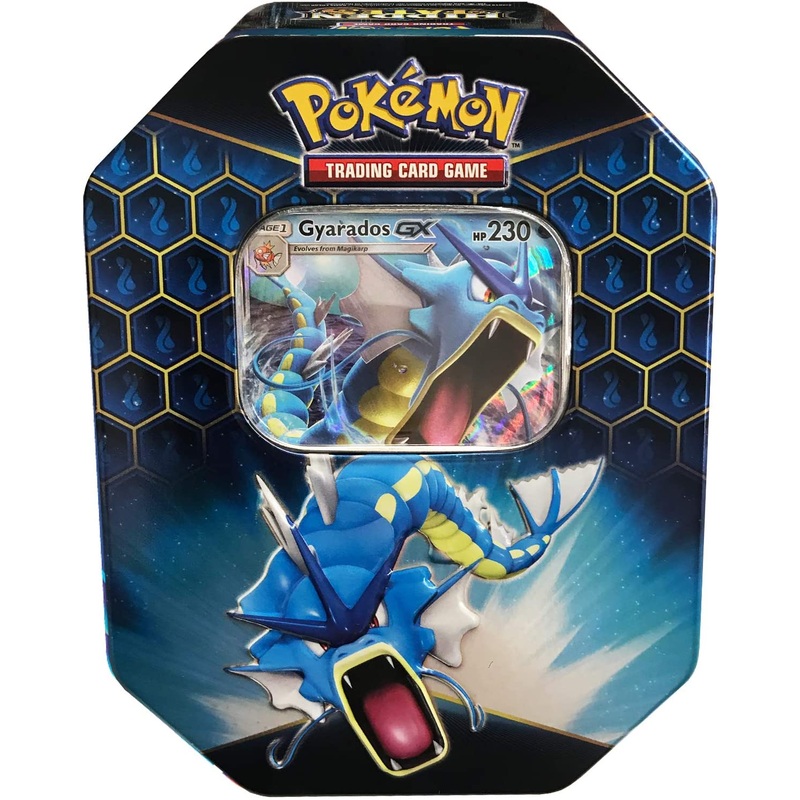 Pokemon TCG Hidden Fates Tin Gyarados GX