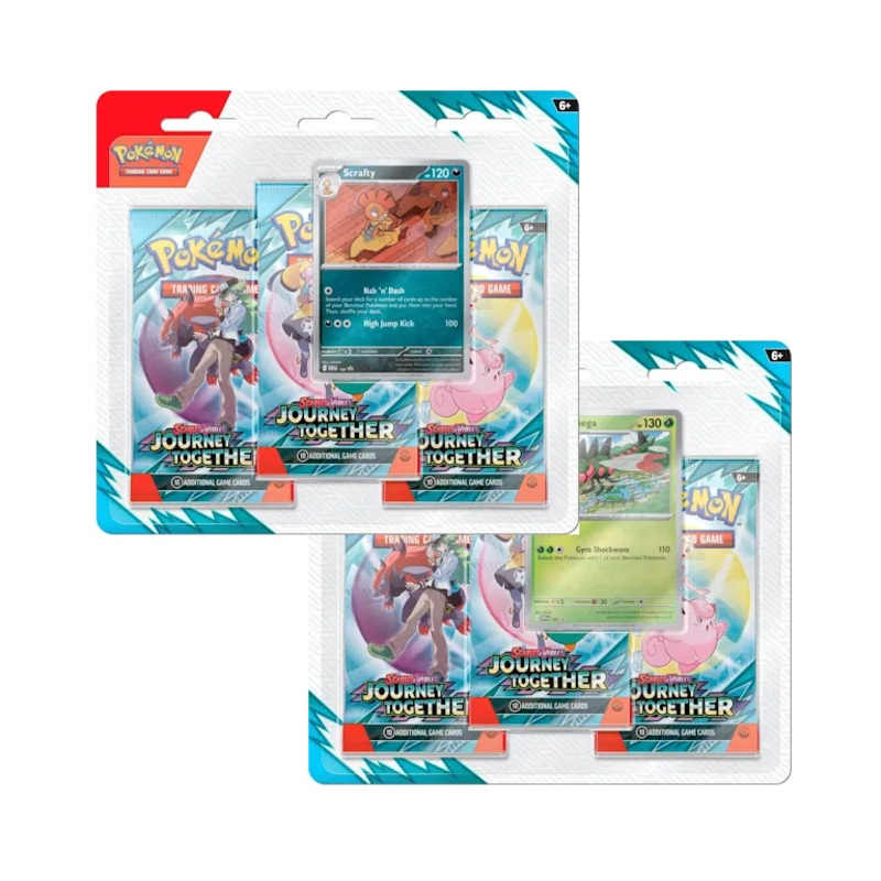 Pokemon TCG: Journey Together - 3 Pack Blister