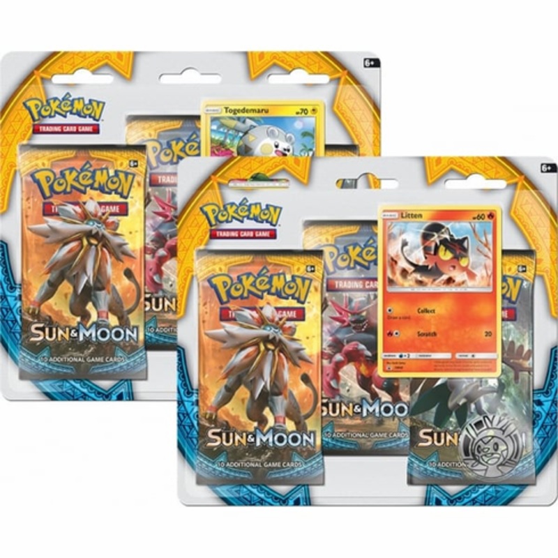 Pokemon TCG Sun & Moon 3-pack Blister