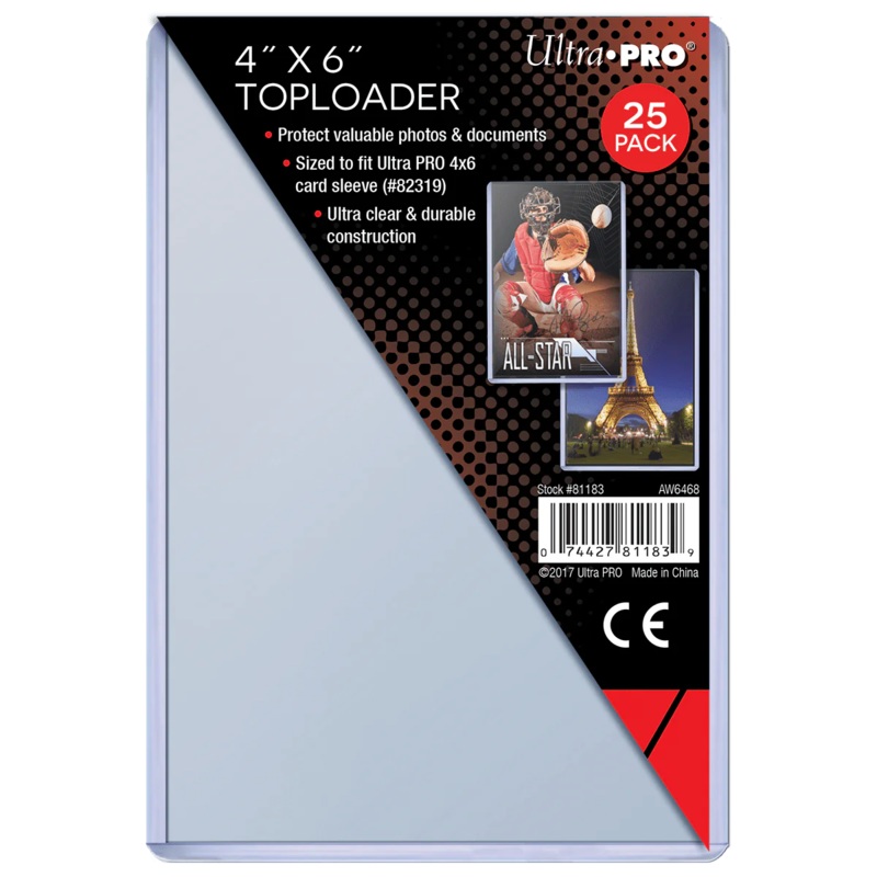 Ultra PRO: 10 x 15 cm Toploaders (25pcs)
