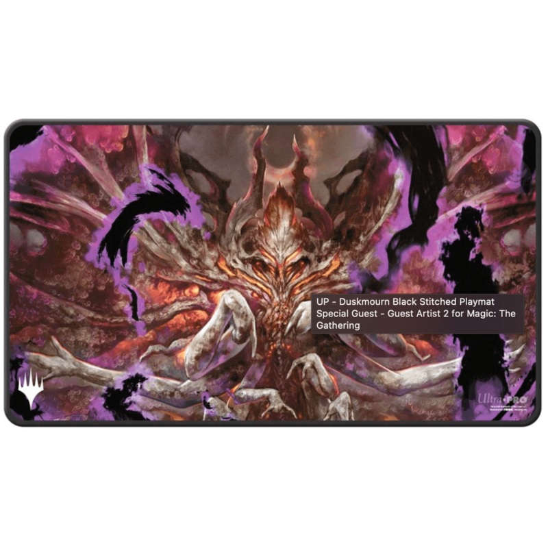 Ultra PRO x MTG: Duskmourn - Damnation Stitched Playmat