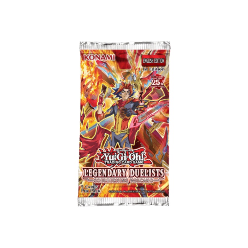 YGO! Legendary Duelists: Soulburning Volcano - Booster Pack (5 cards)