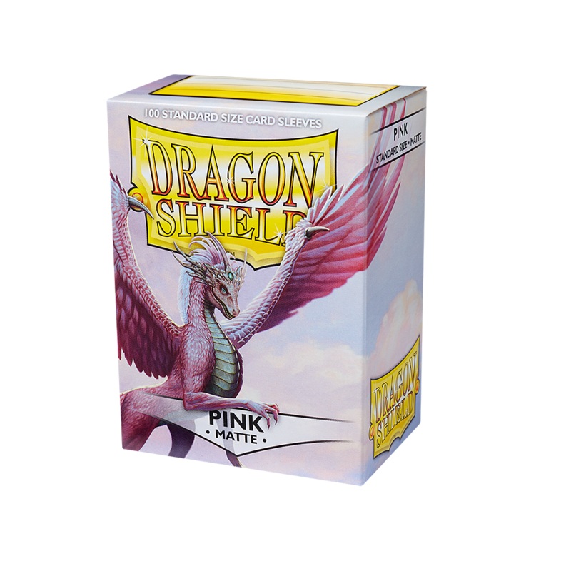 Dragon Shield: Standard Size Matte Sleeves - Pink (100pcs)
