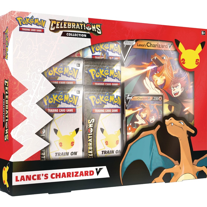 Pokemon TCG Celebrations Lance's Charizard V Collection