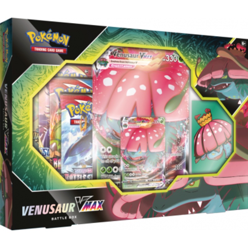 Pokemon TCG Venusaur VMAX Battle Box