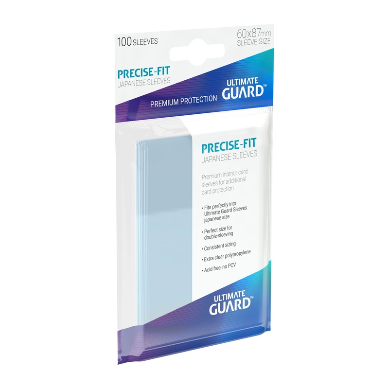 Ultimate Guard Precise-Fit Sleeves Japanese Size - transparent - 100pcs