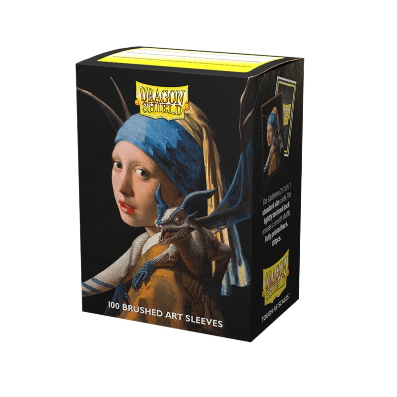 Dragon Shield Brushed Art Standard Size Sleeves - Girl with the Pearl Earring (100pcs)