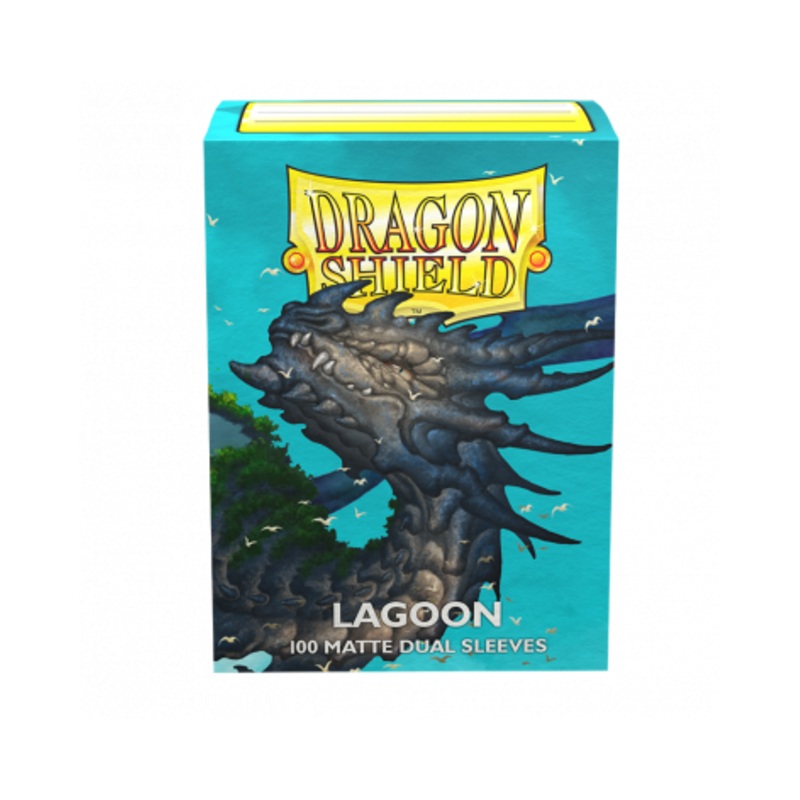 Dragon Shield: Standard Size Matte Dual Sleeves - Lagoon (100pcs)