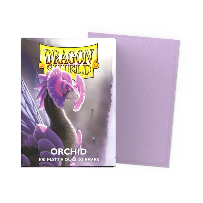 Dragon Shield: Standard Size Matte Dual Sleeves - Orchid (100pcs)