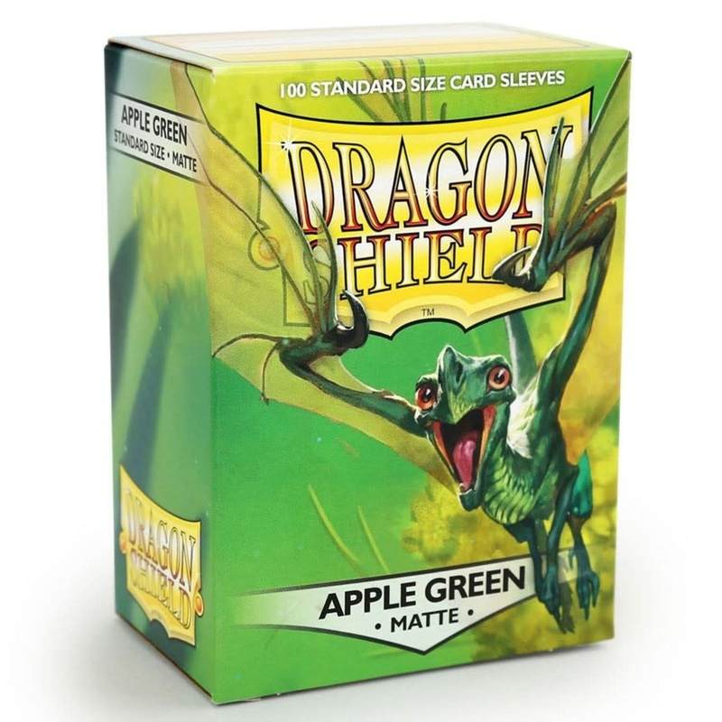 Dragon Shield: Standard Size Matte Sleeves - Apple Green (100pcs)