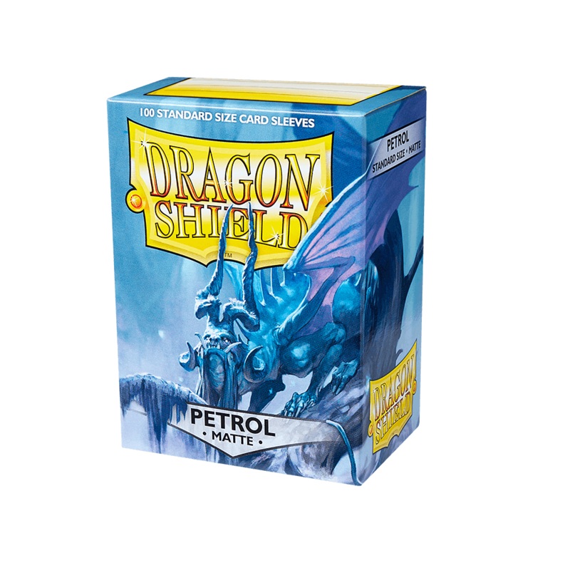 Dragon Shield: Standard Size Matte Sleeves - Petrol (100pcs)