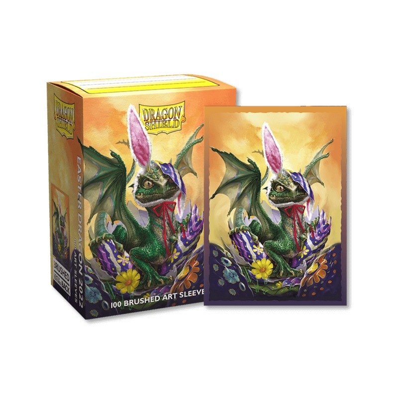 Dragon Shield Brushed Art Standard Size Sleeves - Easter Dragon 2022 (100pcs)
