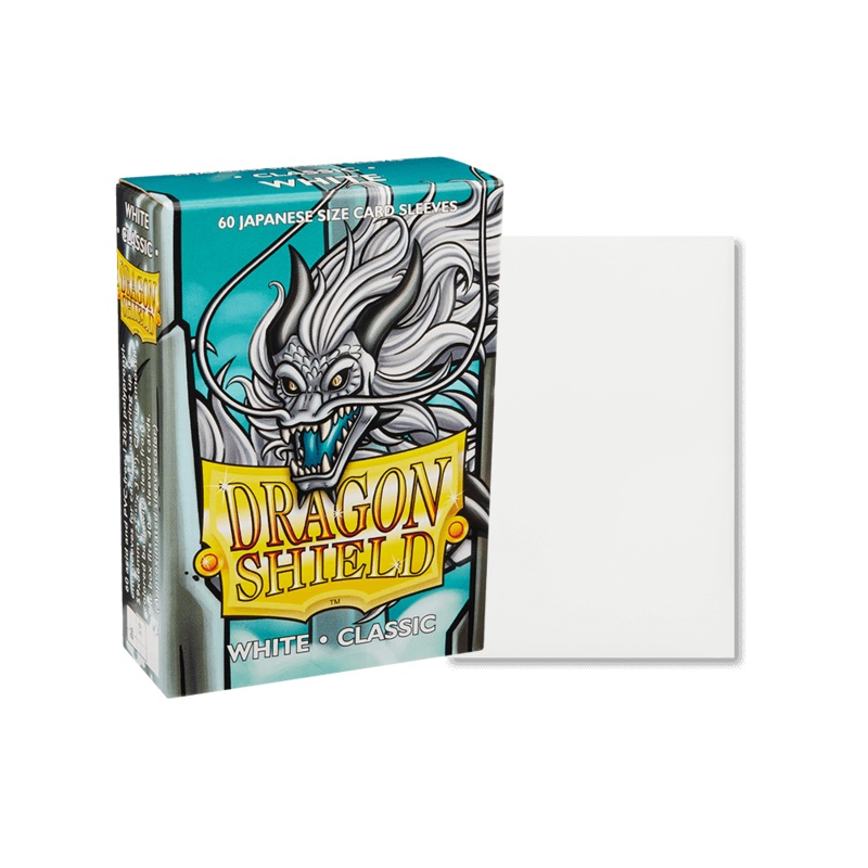 Dragon Shield Classic Japanese Size Sleeves White (60pcs)
