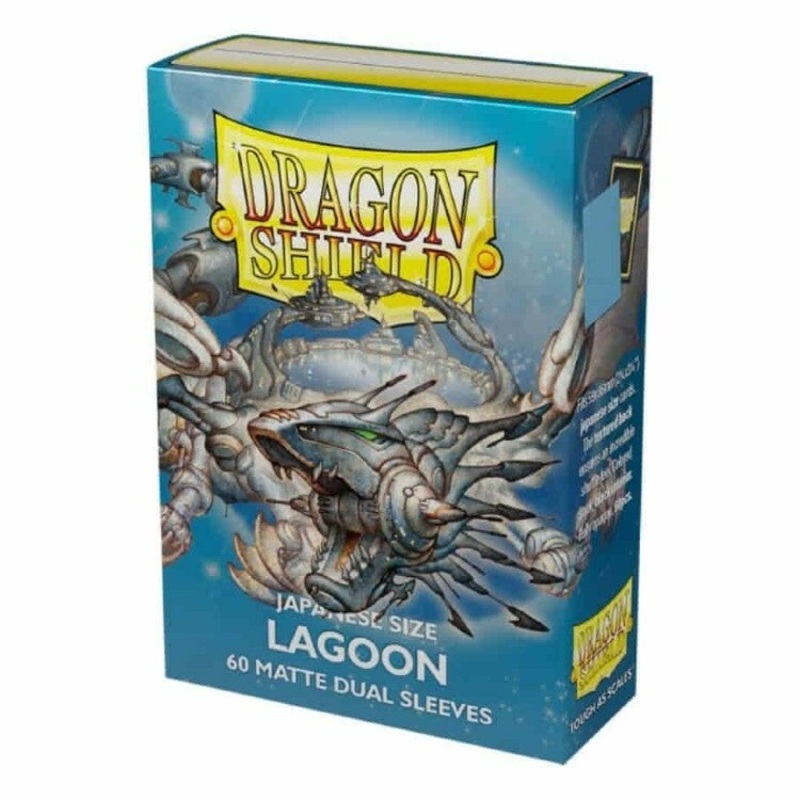 Dragon Shield: Japanese Size Matte Dual Sleeves - Lagoon (60pcs)
