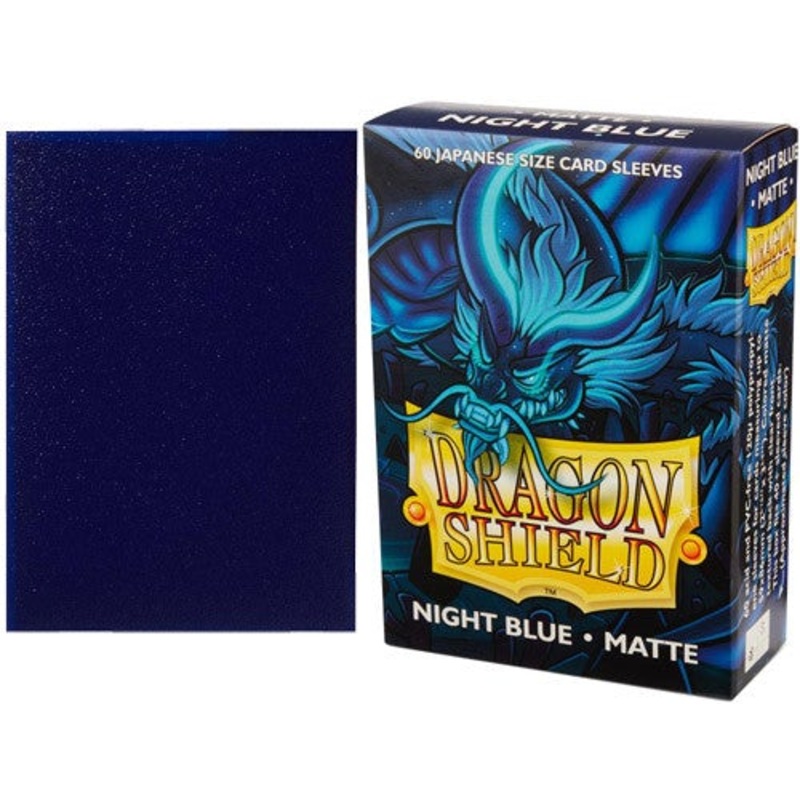 Dragon Shield: Japanese Size Matte Sleeves - Night Blue (60pcs)