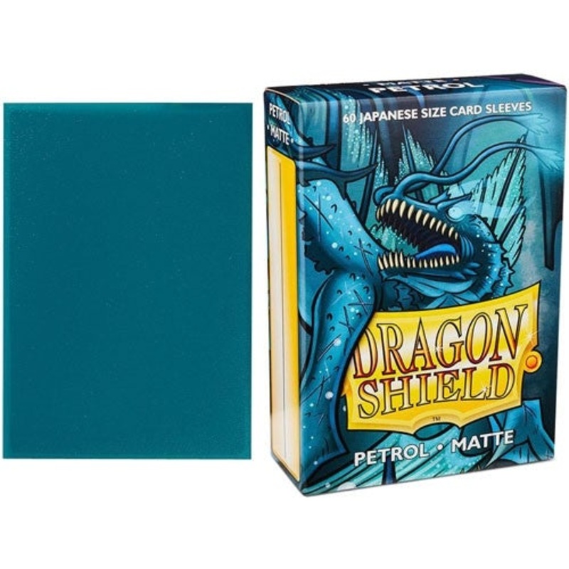 Dragon Shield: Japanese Size Matte Sleeves - Petrol (60pcs)