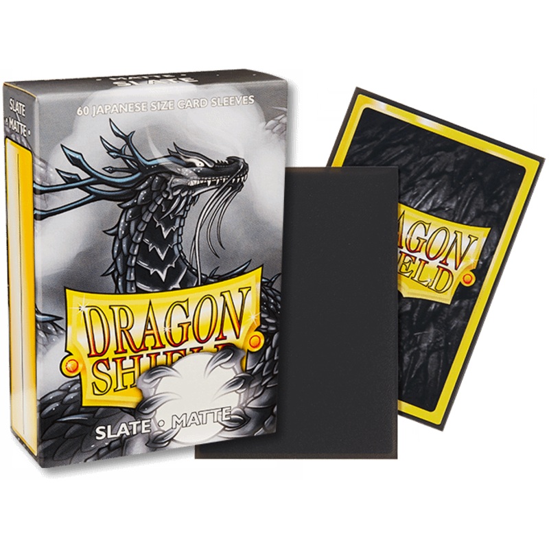 Dragon Shield: Japanese Size Matte Sleeves - Slate (60pcs)
