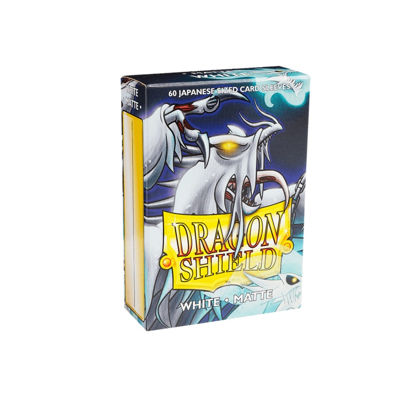Dragon Shield: Japanese Size Matte Sleeves - White (60pcs)