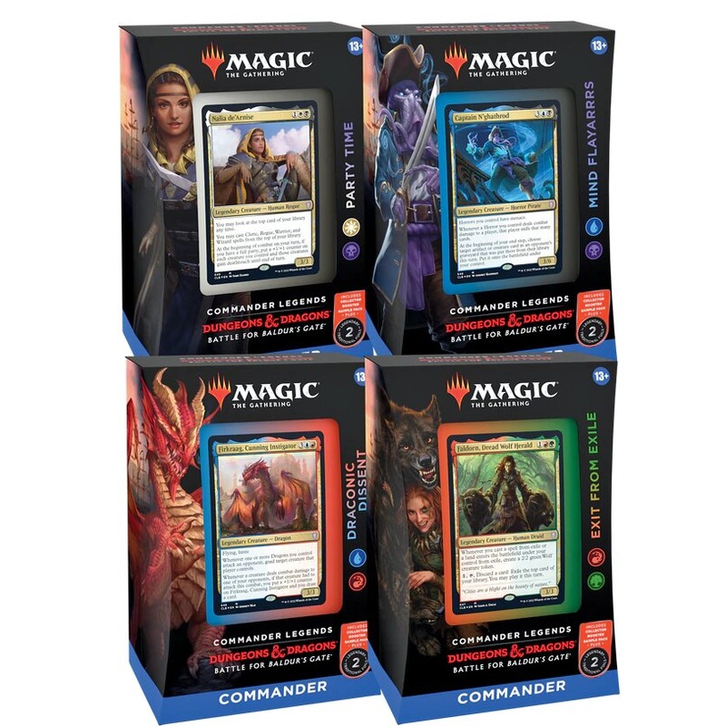 MTG D&D Battle for Baldur's Gate Commander Deck