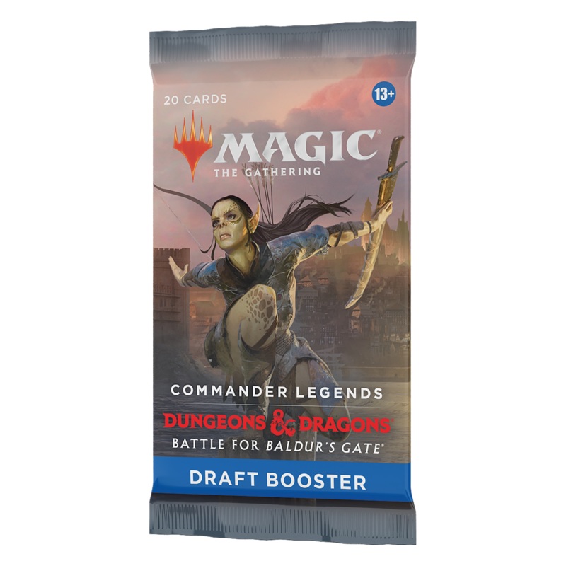 MTG D&D Battle for Baldur's Gate Draft Booster Pack (20 cards)