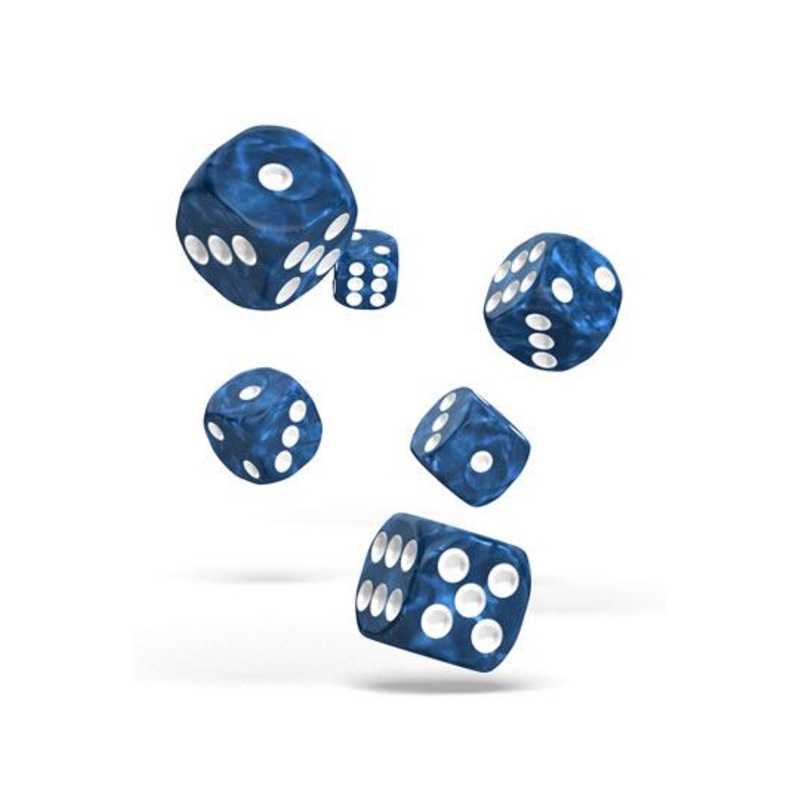 Oakie Doakie Dice D6 16 mm 12pcs Marble