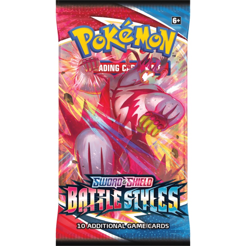 Pokemon TCG Battle Styles Booster Pack (10 Cards)