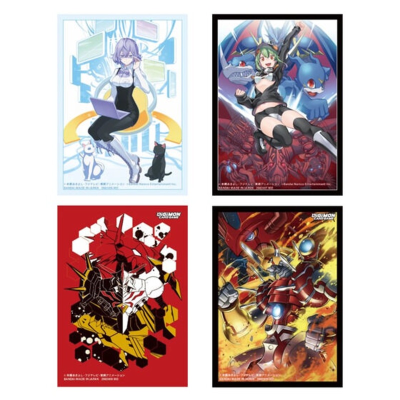 Carddass Digimon Card Game Official Assorted Sleeves 2022