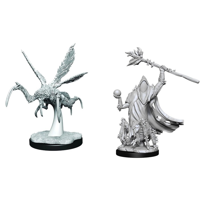 Critical Role Unpainted Miniatures: Core Spawn Emissary and Seer