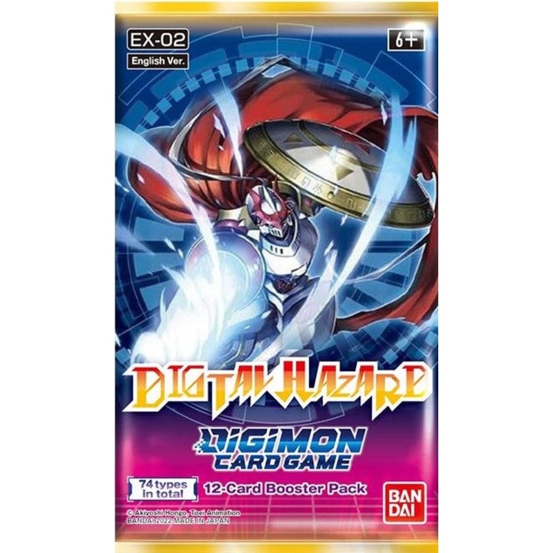 Digimon Card Game Digital Hazard Booster Pack EX02