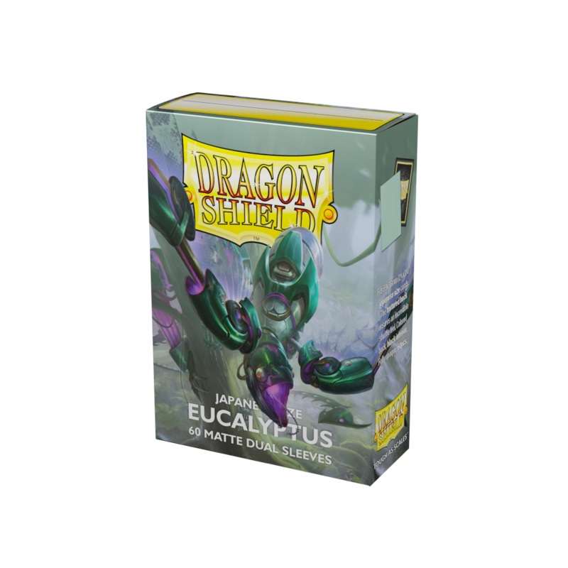 Dragon Shield: Japanese Size Matte Dual Sleeves - Eucalyptus (60pcs)