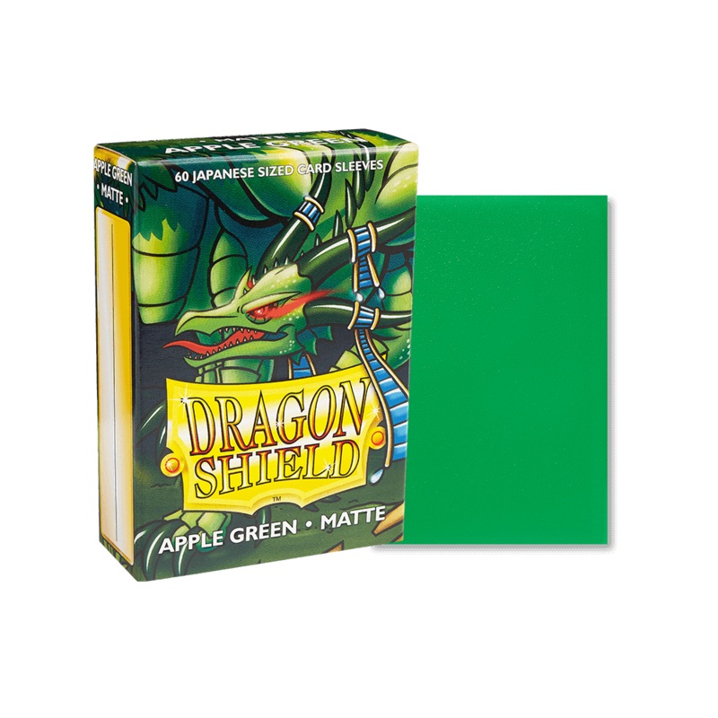 Dragon Shield: Japanese Size Matte Sleeves - Apple Green (60pcs)