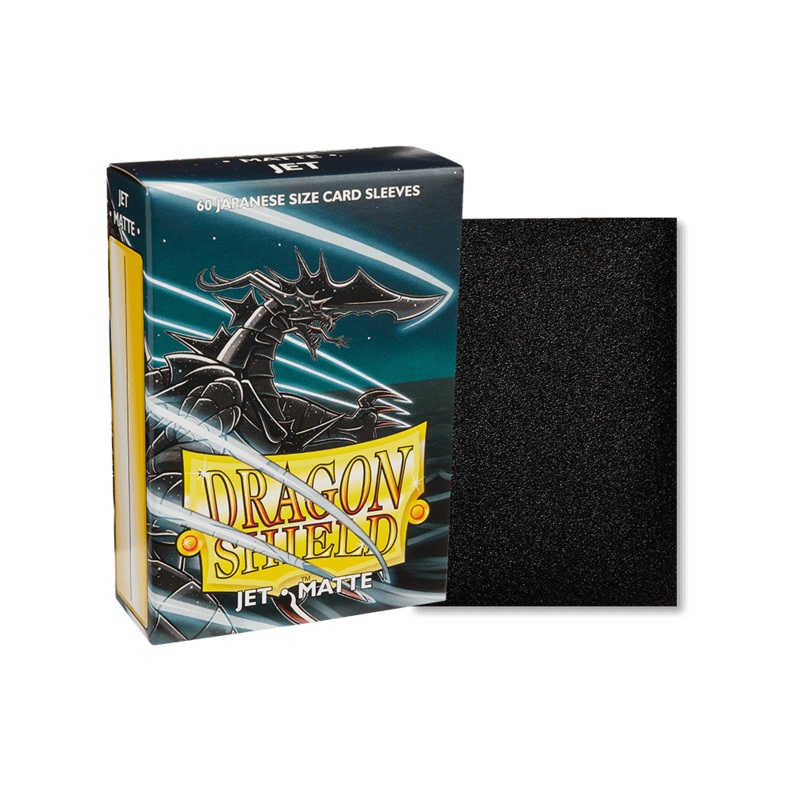 Dragon Shield: Japanese Size Matte Sleeves - Jet (60pcs)