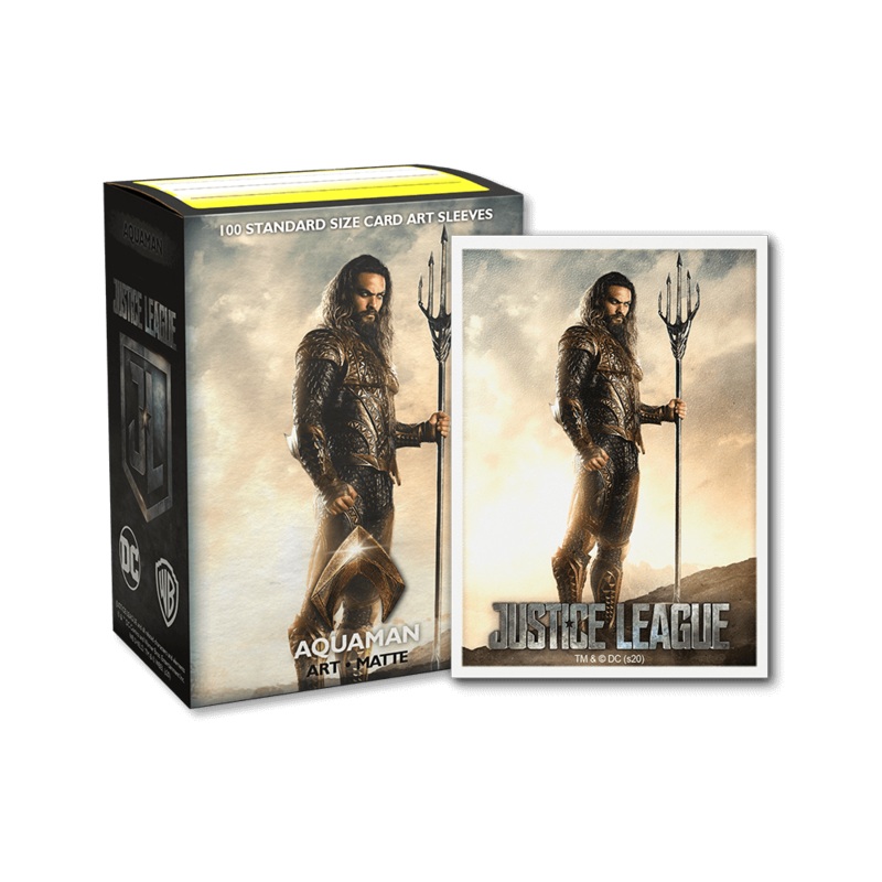 Dragon Shield: Standard Size Matte Art Sleeves - Justice League: Aquaman