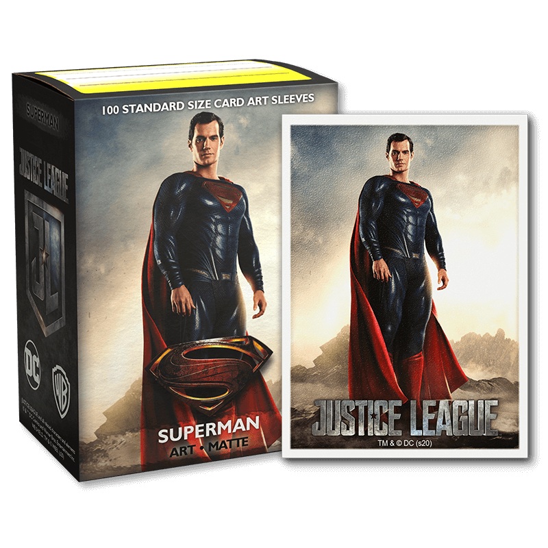 Dragon Shield: Standard Size Matte Art Sleeves - Justice League: Superman