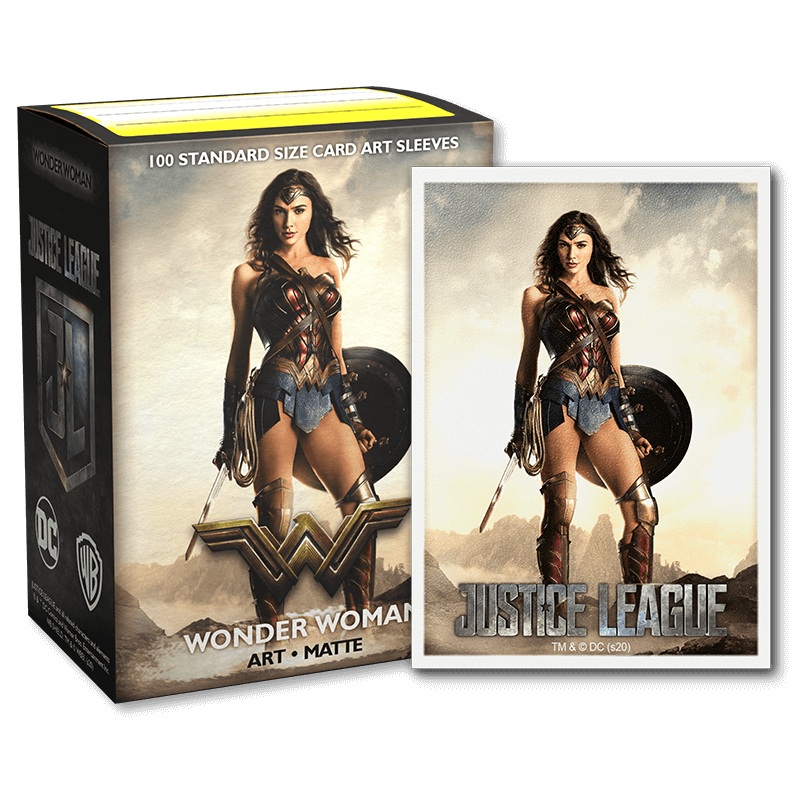Dragon Shield: Standard Size Matte Art Sleeves - Justice League: Wonder Woman