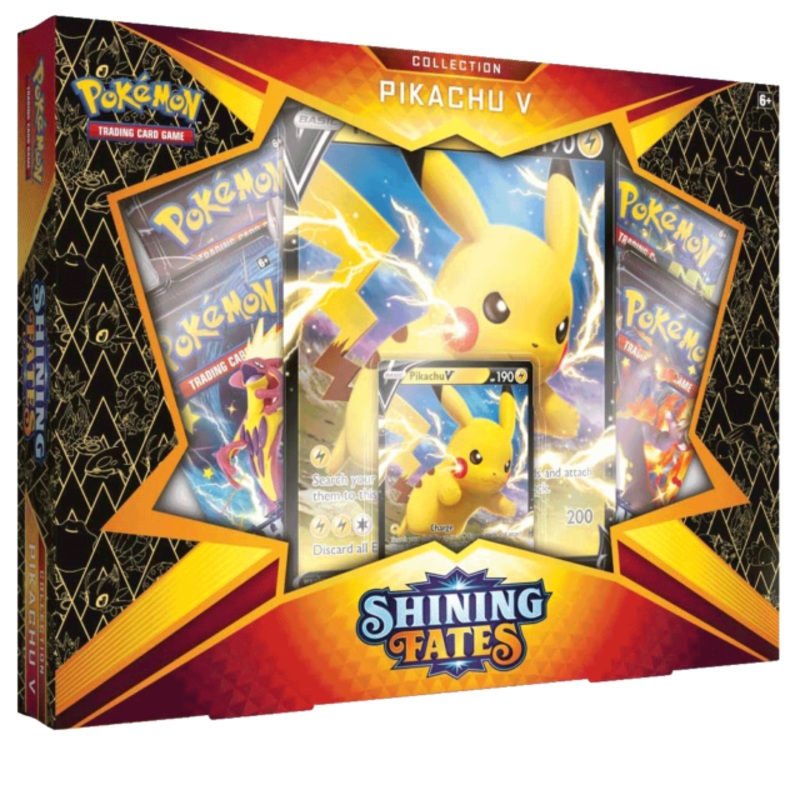 Pokemon TCG Shining Fates Collection Pikachu V Box